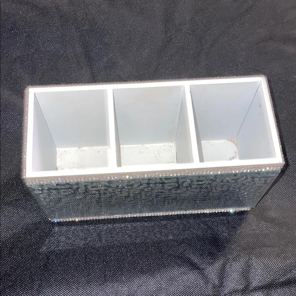 Nanette Lepore Silver Makeup Organizer